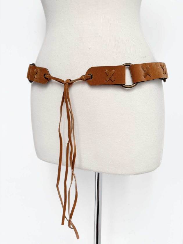 CINCHO CON LAZO DE SUEDE