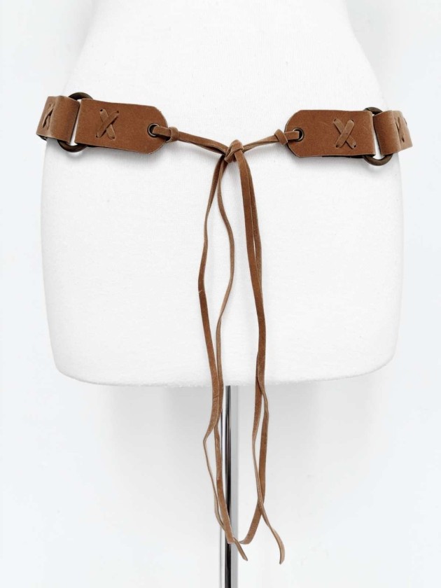 CINCHO CON LAZO DE SUEDE