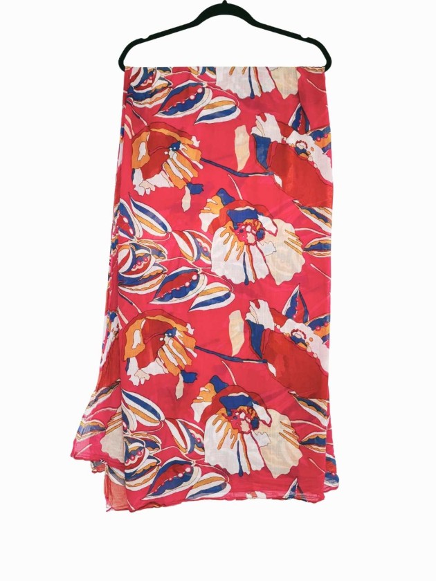 PAÑUELO ORQUIDEAS DE ALGODON