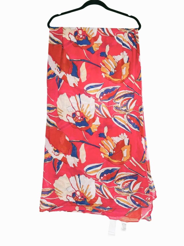 PAÑUELO ORQUIDEAS DE ALGODON