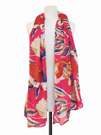 PAÑUELO ORQUIDEAS DE ALGODON