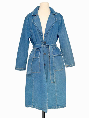 TRENCH COAT ABEC LES FILLES DENIM