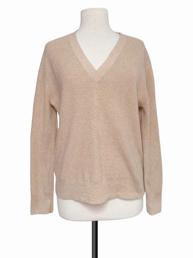 BLUSA TEJIDA CREMA BANANA REPUBLIC