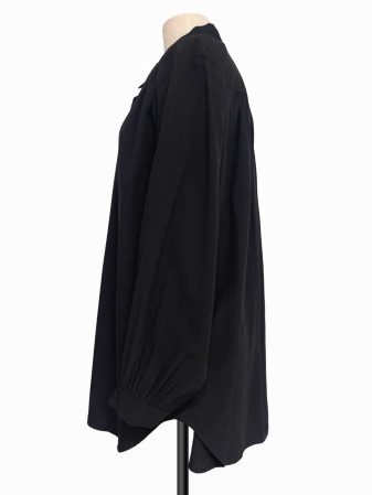 BLUSA NEGRA MANGA LARGA LOFT