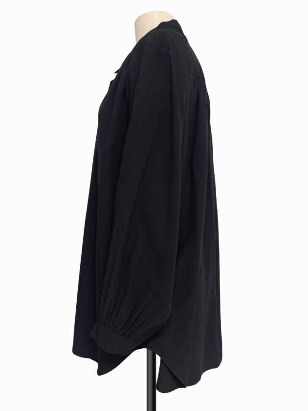 BLUSA NEGRA MANGA LARGA LOFT