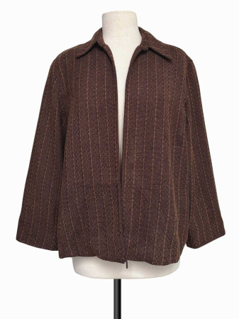 CHAQUETA COLOR CAFE RAFAEL
