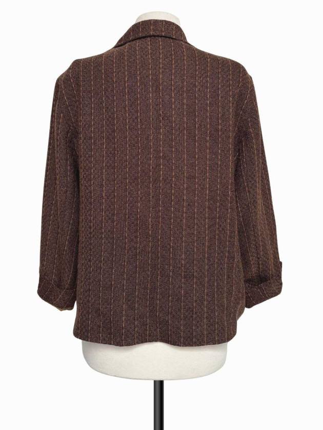 CHAQUETA COLOR CAFE RAFAEL