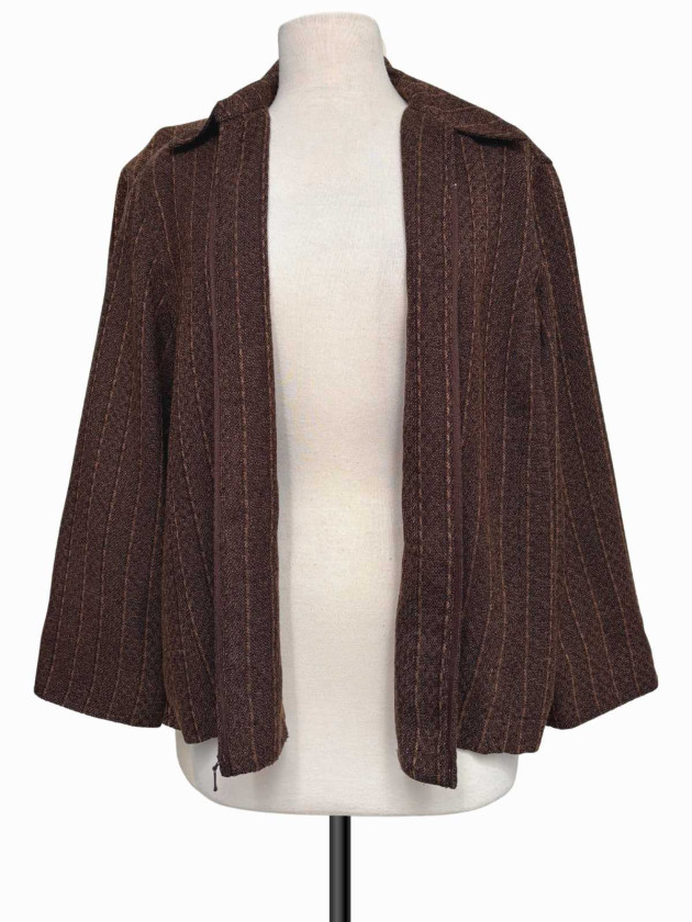 CHAQUETA COLOR CAFE RAFAEL