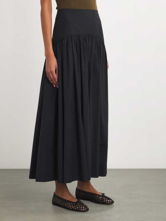 FALDA MAXI STAUD MILKMAID NEGRA