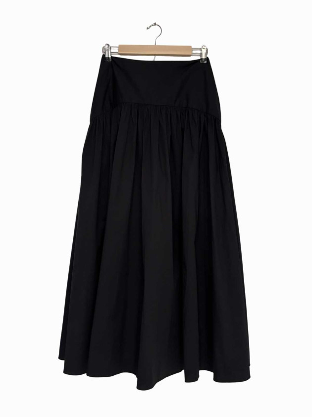 FALDA MAXI STAUD MILKMAID NEGRA