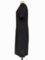 VESTIDO NEGRO MIDI ALBERT NIPPON