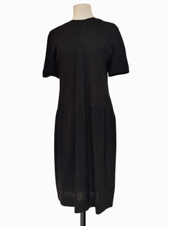 VESTIDO NEGRO MIDI ALBERT NIPPON