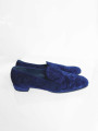 LOAFERS STUART WEITZMAN VELVET AZUL