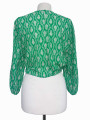 BLUSA VERDE AVA TOP ZARA