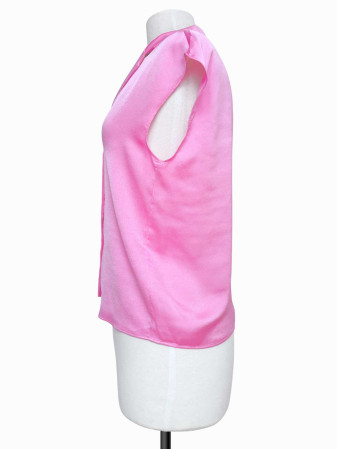 BLUSA SATINADA ROSE MANGO