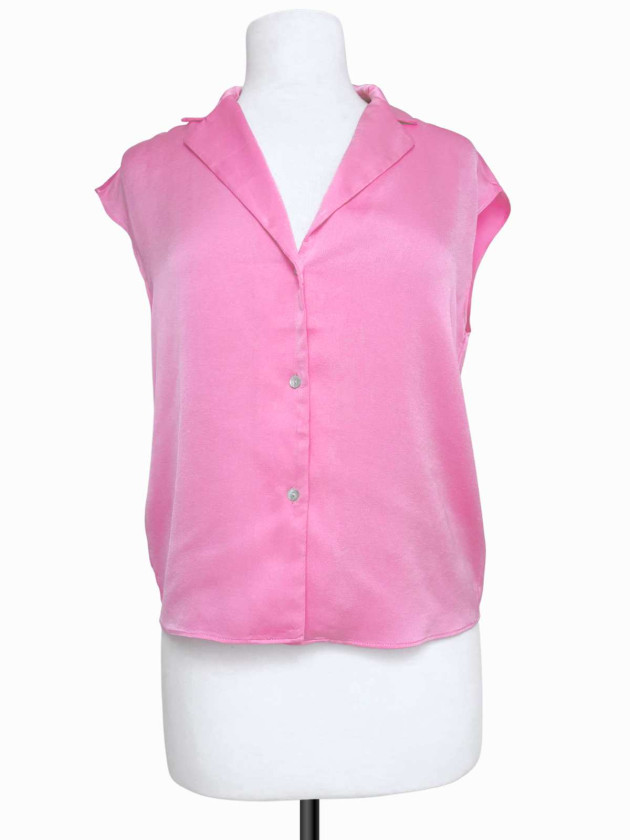 BLUSA SATINADA ROSE MANGO