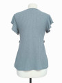 BLUSA VERDE-GRIS TEJIDA