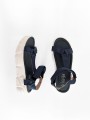 SANDALIAS AZUL NEGRO