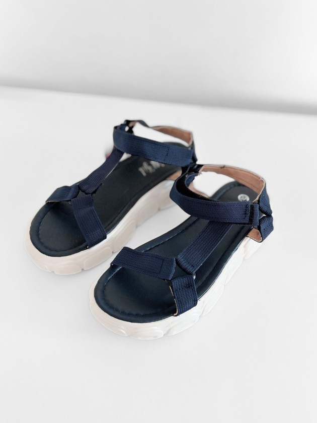 SANDALIAS AZUL NEGRO