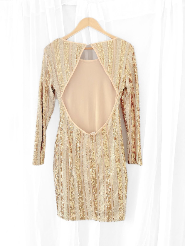 VESTIDO CHAMPAGNE
