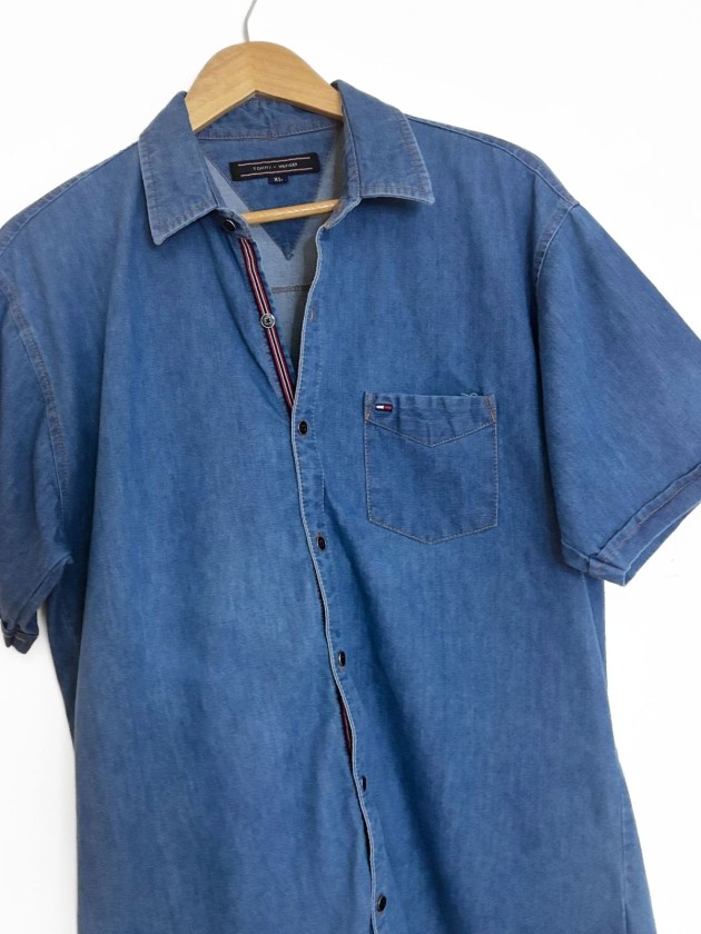 BLUSA DENIM OVERSIZED TH