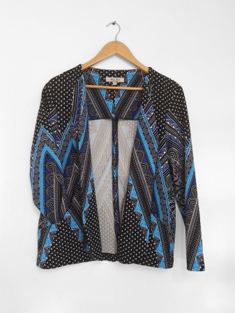 BLAZER BOHO TONO AZUL