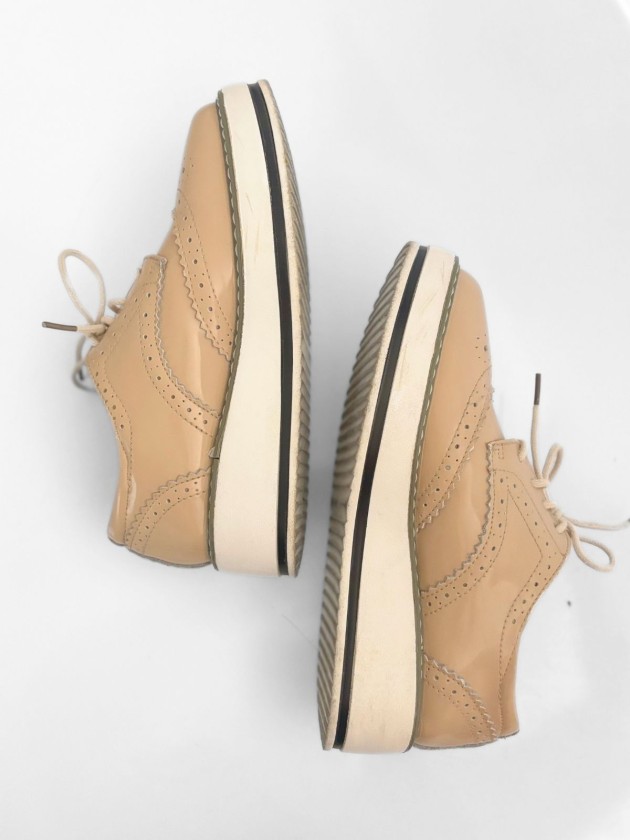 ZAPATOS OXFORD CREMA