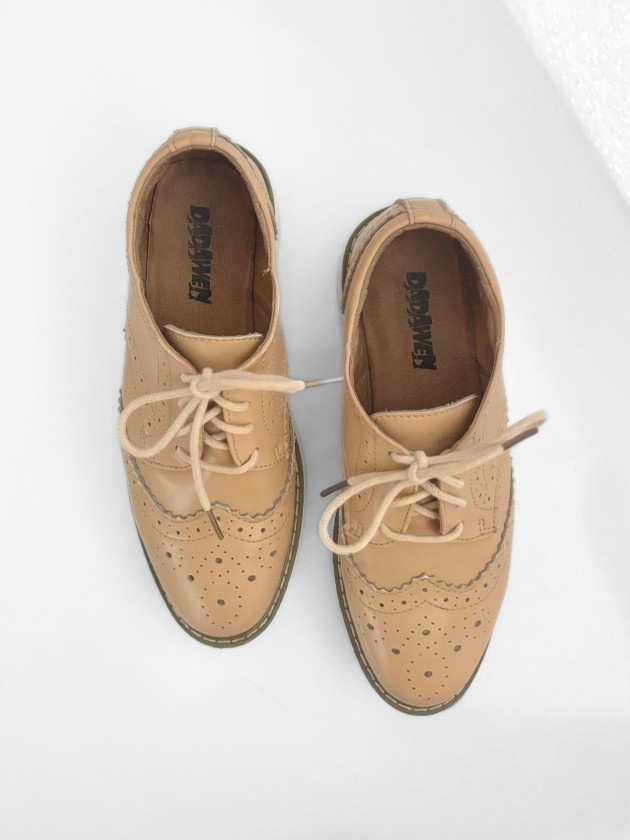 ZAPATOS OXFORD CREMA