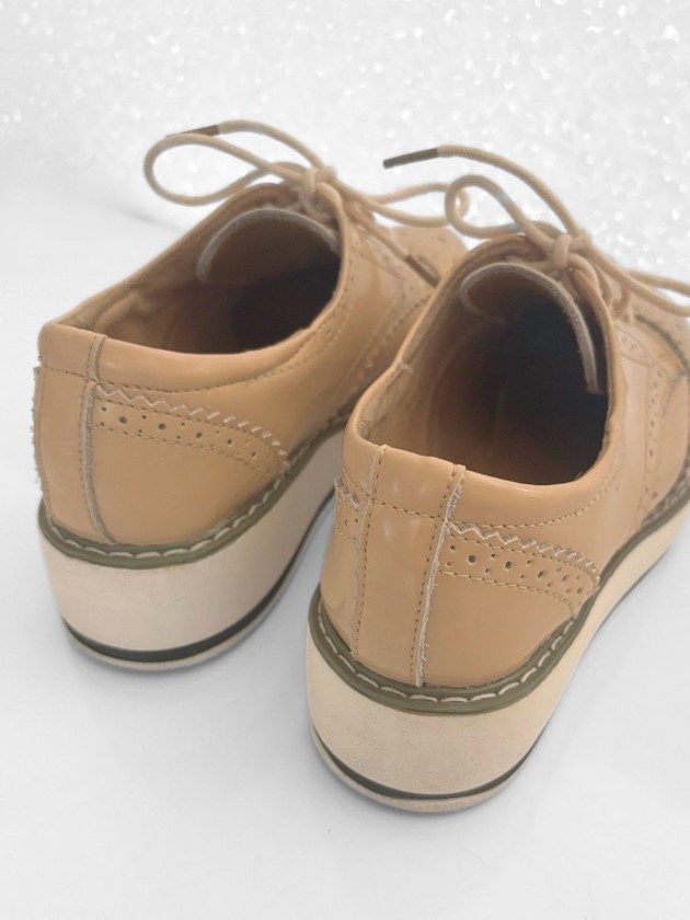 ZAPATOS OXFORD CREMA