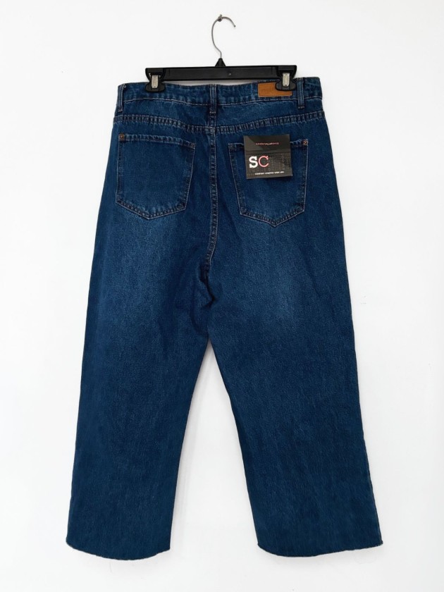 CROPPED JEANS WIDE LEG