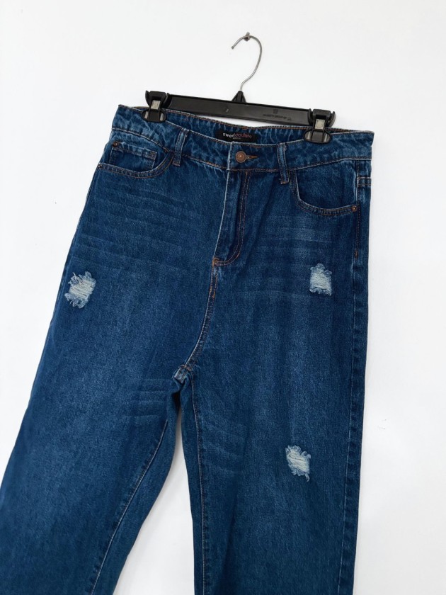 CROPPED JEANS WIDE LEG