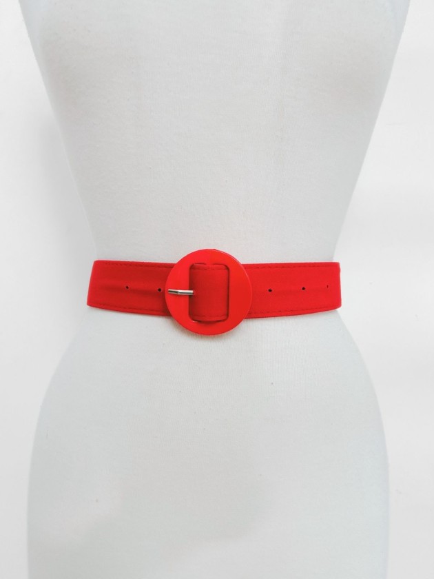 CINCHO VINTAGE ROJO 60S