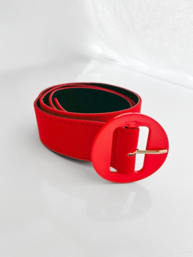 CINCHO VINTAGE ROJO 60S