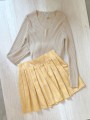 FALDA BECK AMARILLO PASTEL