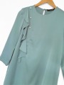 VESTIDO SATINADO PERLAS ZARA