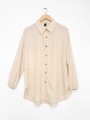 BLUSA CREMA OVERSIZED