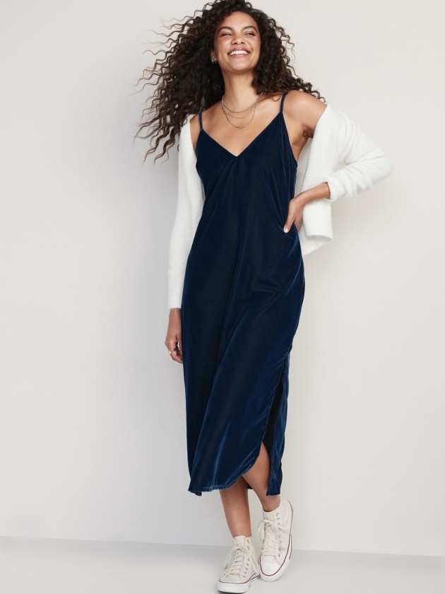 VESTIDO VELVET OLD NAVY
