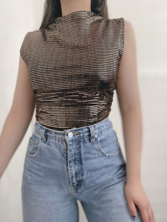 BLUSA HOLO PARTY