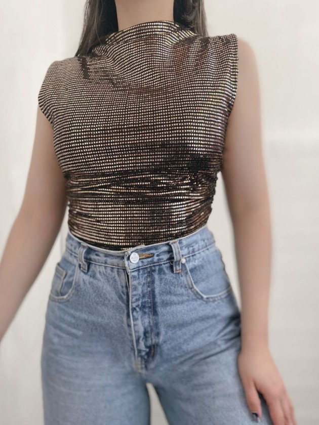 BLUSA HOLO PARTY