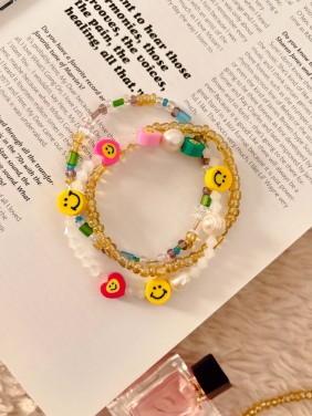 SET DE 3 PULSERAS HAPPY DAYS