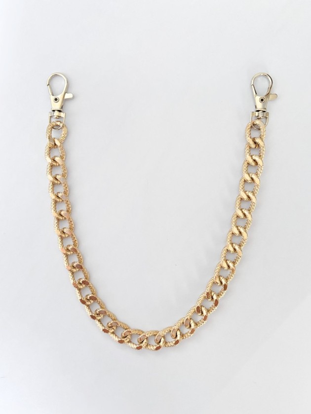 LLAVERO CHARM CADENA MIXED METALS