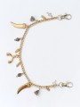 LLAVERO CHARM COWGIRL MIXED METALS