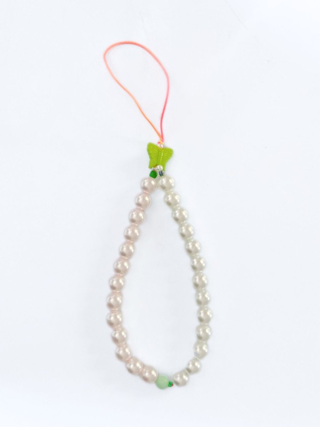 CHARM DE PERLAS Y MARIPOSA
