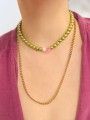 COLLAR SELENE PERLAS VERDES