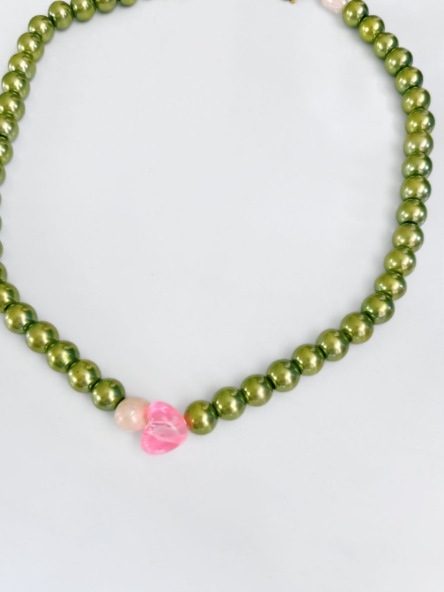 COLLAR SELENE PERLAS VERDES