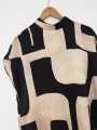 BLUSA MANGO BLANCO Y CREMA