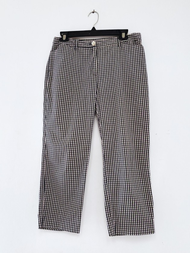 PANTALON CUADROS BLANCO Y NEGRO