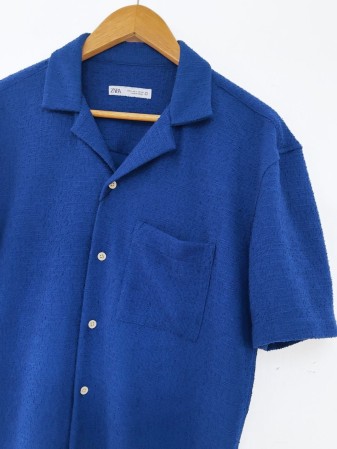BLUSA AZUL ZARA