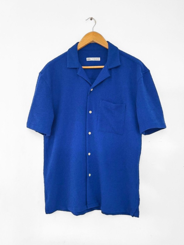 BLUSA AZUL ZARA