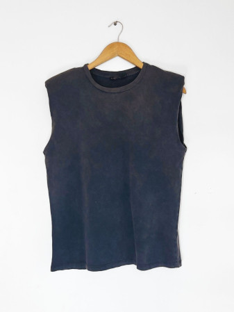 CAMISETA STRADIVARIUS GRIS